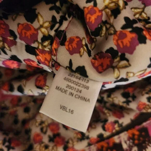 Vera Bradley Classic Tote Bag Houndstooth Tweeds Pink Orange Brown Quilted Retir - Picture 8 of 8